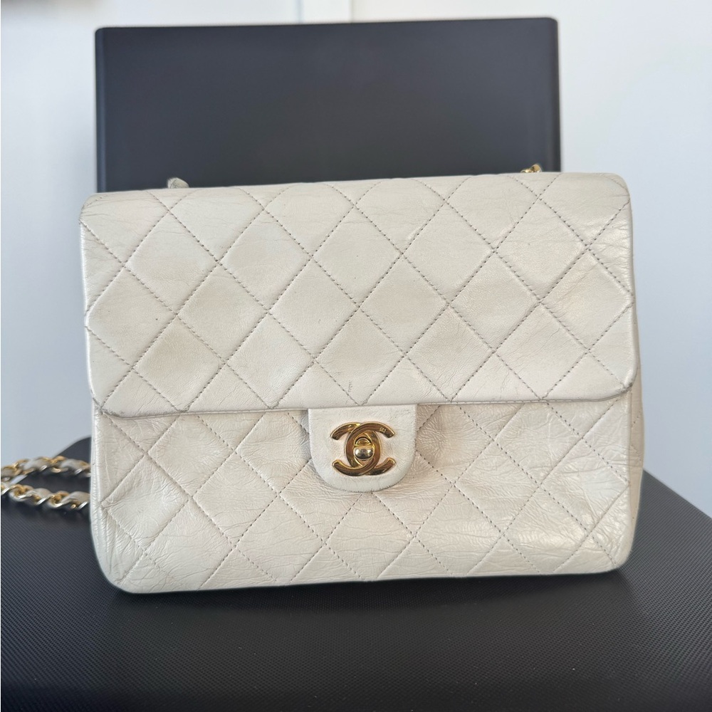 Vintage Chanel Classic Single Flap with 24K Gold Hardware